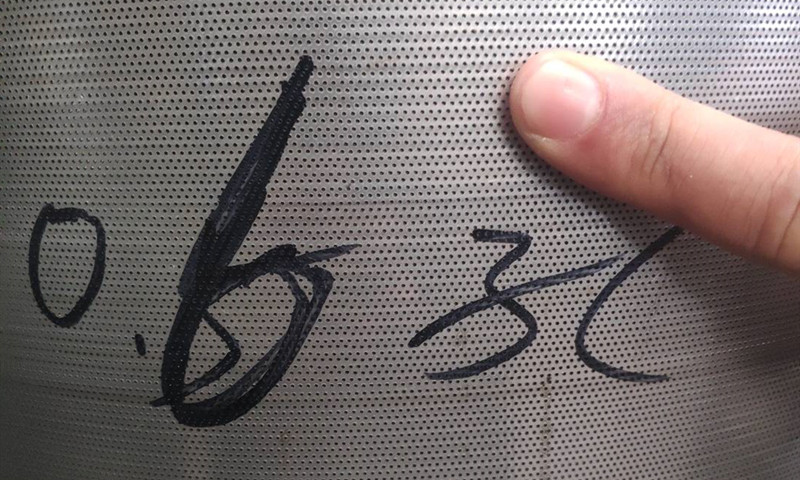 鋁板微孔沖孔網(wǎng)產(chǎn)品展示