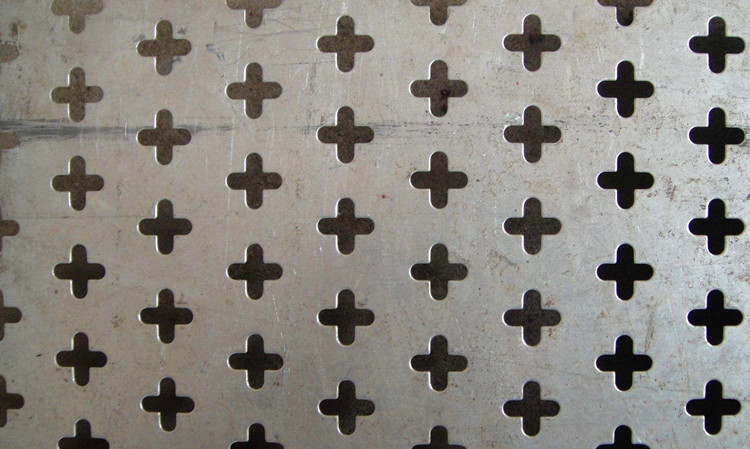 不銹鋼十字孔沖孔網產品展示